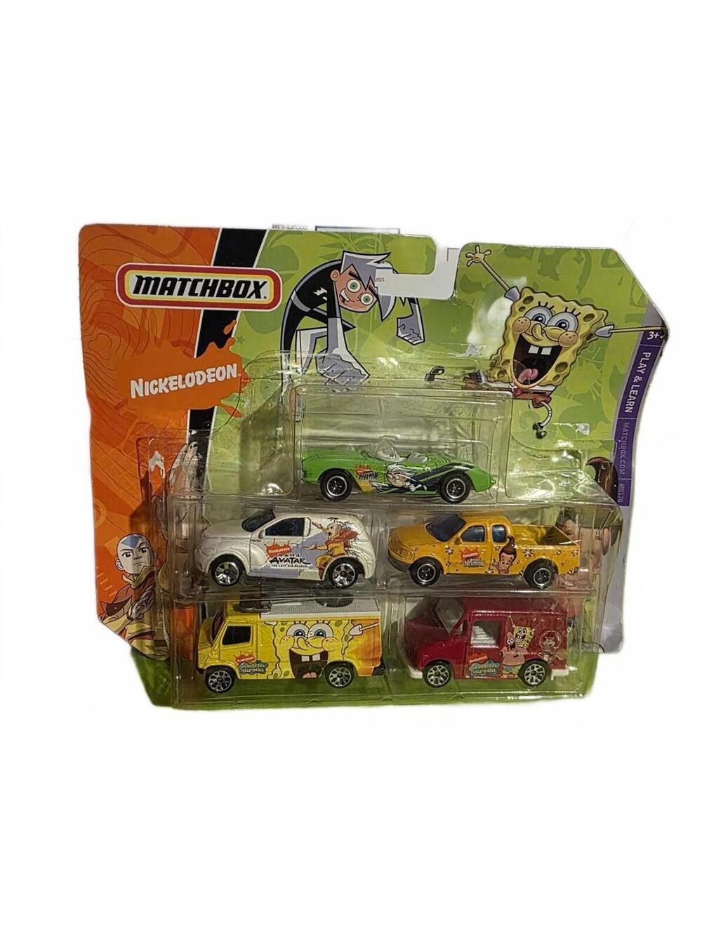 2008 Matchbox Nickelodeon Character Die cast Set SpongeBob, Avatar, Jimmy ++++